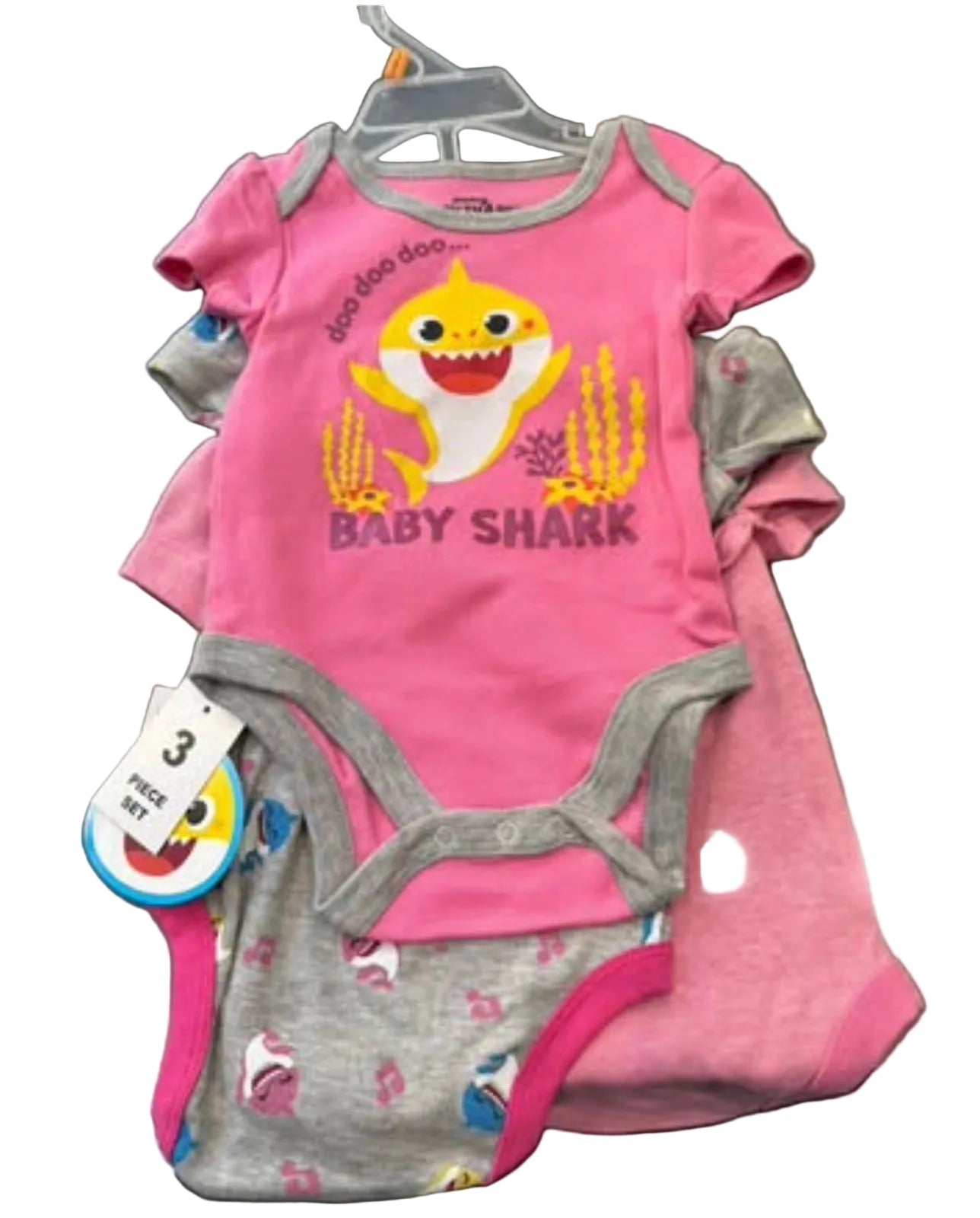 Baby Romper set of 3 - Baby Shark